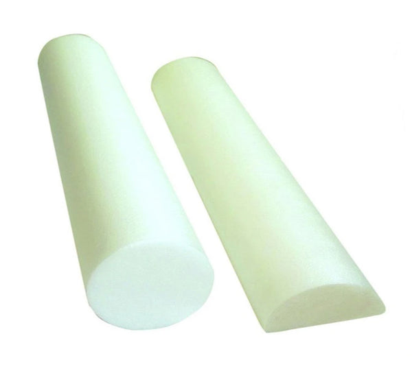 CanDo® Foam Roller - Jumbo - White PE Foam