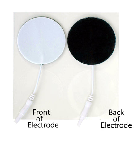 2 in. Round - White Foam Top Electrodes Case of 20 (4/pk)