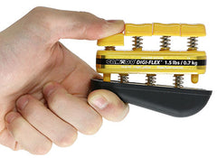 CanDo® Digi-Flex hand exerciser - set of 5 (yellow through black), no rack