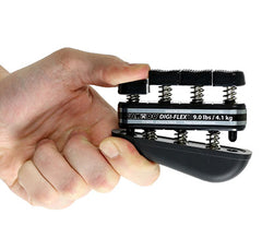 CanDo® Digi-Flex hand exerciser - Black, x-heavy - Finger (9.0 lbs.) / hand (31.0 lbs.)