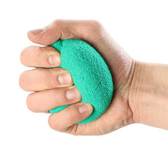 CanDo® Memory Foam Squeeze Ball - 2.5 in. diameter - Green, medium