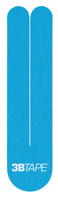 3B Tape, ProCut Y strips, blue, latex-free, package of 40