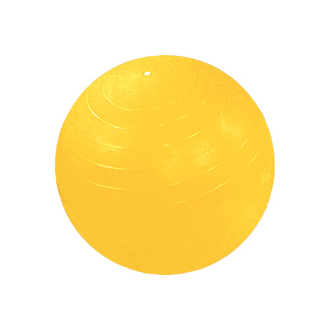 CanDo® Inflatable Exercise Ball - Standard Ball - Yellow - 18 inch - w/ Box