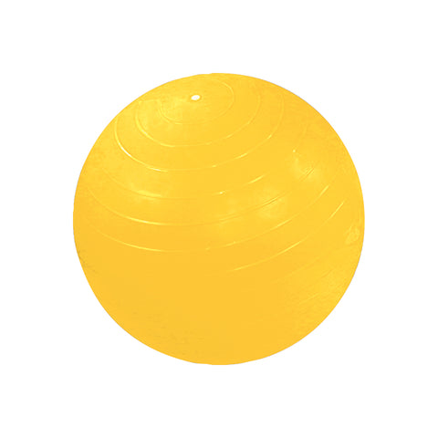 CanDo® Inflatable Exercise Ball - Standard Ball - Yellow - 60 inch