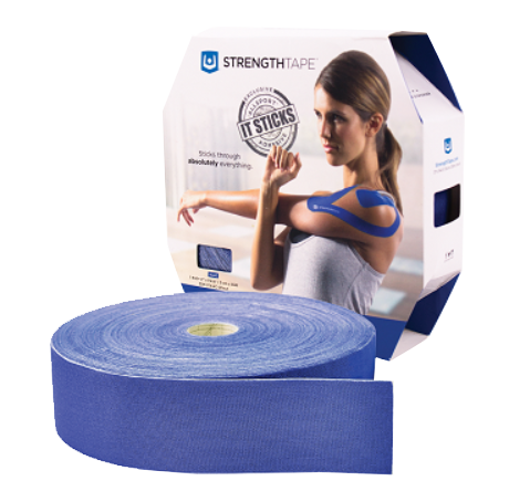 StrengthTape® Kinesiology Tape 35M Uncut Royal Blue