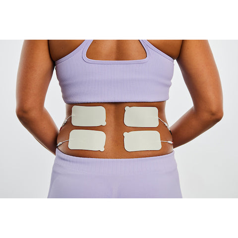 2 in. x 4 in. Rectangle - White Foam Top Electrodes Case of 10 (4/pk)