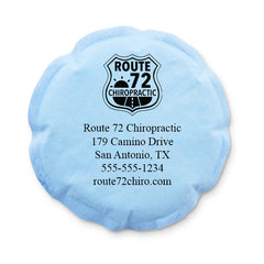 Personalized Reusable Fabric Hot/Cold Pack, 6" Round