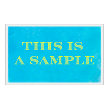 Personalized Reusable 6" x 10" Cloth-Backed Gel Pack