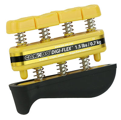 CanDo® Digi-Flex hand exerciser - set of 5 (yellow through black), no rack