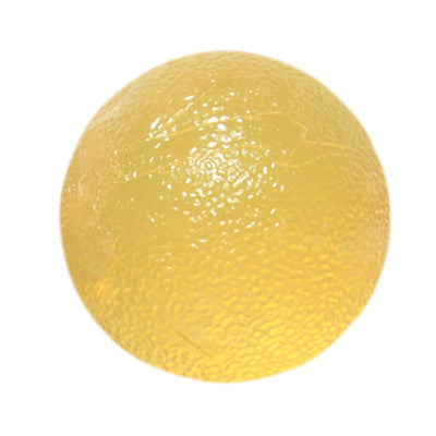 CanDo® Gel Squeeze Ball - Standard Circular - Yellow - X-Light