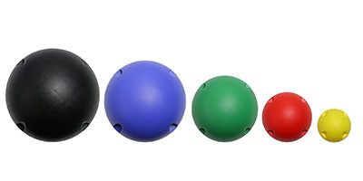 MVP Balance System, 5-Ball Set (1 each: yellow, red, green, blue, black), no rack