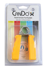 CanDo® Ergonomic Hand Grip, Pair - Yellow, x-light - 3 Lbs.