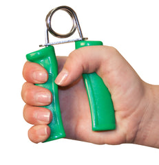 CanDo® Ergonomic Hand Grip, Pair - Green, moderate - 12 Lbs.