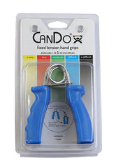CanDo® Ergonomic Hand Grip, Pair - Blue, heavy - 24 Lbs.