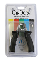 CanDo® Ergonomic Hand Grip, Pair - Black, x-heavy - 48 Lbs.