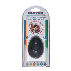 CanDo® Gel Squeeze Ball - Large Cylindrical - Black - X-Heavy