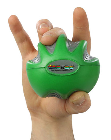 CanDo® Digi-Squeeze hand exerciser - Large - green, moderate