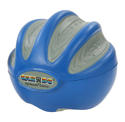 CanDo® Digi-Squeeze hand exerciser - Large - Blue, firm