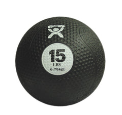 CanDo® Firm Medicine Ball - 10 in. Diameter - Black - 15 lb.