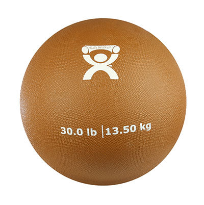 CanDo® Soft Pliable Medicine Ball - 9 in. Diameter - Gold - 30 lb.