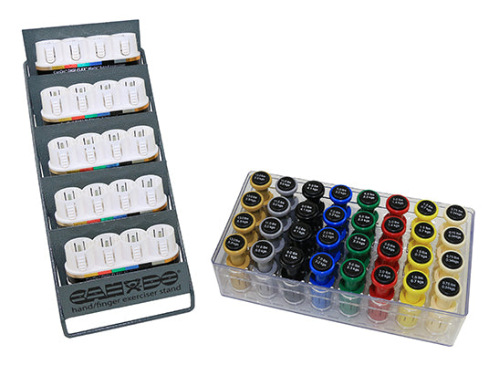 CanDo® Digi-Flex Multi Small Clinic Pack, Deluxe (5 bases plus 32 button sets in case w/rack)