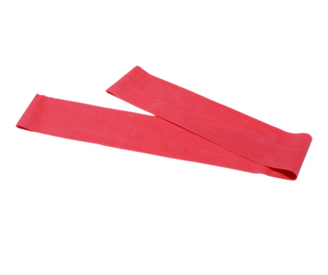 CanDo® Band Exercise Loop - 30 in. Long - Red - light, 10 each