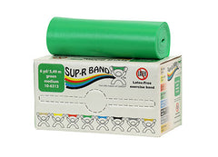 CanDo® Sup-R Band Latex-Free Exercise Band - 6-Yard Roll - Green - medium