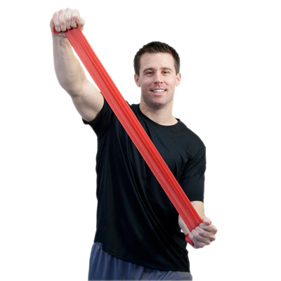 CanDo® Sup-R Band Latex-Free Exercise Band - 6-Yard Roll - Red - light