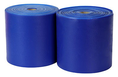 CanDo® Sup-R Band Latex-Free Exercise Band - Twin-Pak - 100 yard - (2 - 50-yard boxes) - Blue