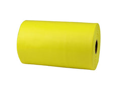 CanDo® Sup-R Band Latex-Free Exercise Band - 25-Yard Roll - Yellow - x-light