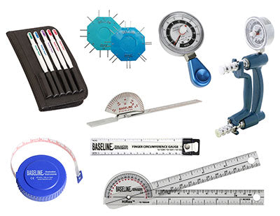 Baseline® Hand Evaluation - 8-piece Set - Sensory Evaluators (Dellon/Touch-Test)