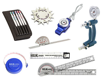 Baseline® Hand Evaluation - 8-piece Set - Sensory Evaluators (Touch-Test)