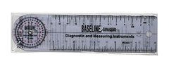 Baseline® Plastic Goniometer - Rulongmeter Style - 360 Degree Head - 6 inch Arms, 25-pack