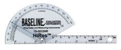 Baseline® Plastic Goniometer - Finger - HiRes Flexion to Hyper-Extension, 25-pack