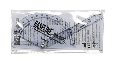 Baseline® Plastic Goniometer - Finger - Flexion to Hyper-Extension