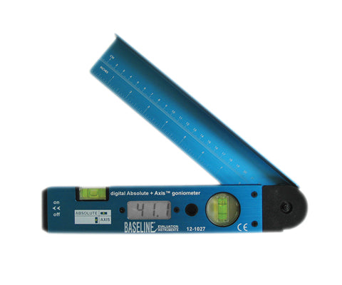 Baseline® Metal Absolute+Axis® Goniometer - Digital 180 Degree Range, 9 inch Arms