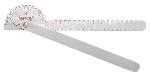 Baseline® Metal Goniometer - 180 Degree Range - 6 inch Legs - Robinson