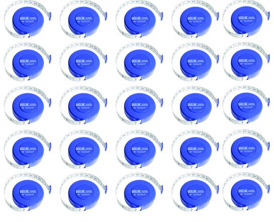 Baseline® Measurement Tape, 72 inch, 25 each