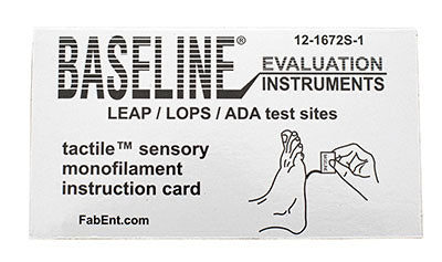 Baseline® Tactile Monofilament - ADA/LEAP/LOPS - Disposable w/sleeve - 5.07 - 10 gram - 25 ea.