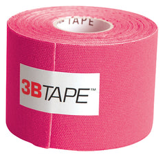 3B Tape, 2 in. x 16.5 ft, pink, latex-free