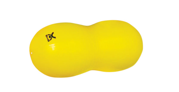 CanDo® Inflatable Exercise Saddle Roll - Yellow - 16 in. H x 35 in. L