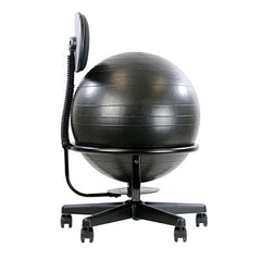 CanDo® Ball Chair - Metal - Mobile - with Back - no Arms - with 22 inch Ball