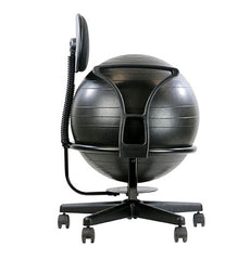CanDo® Ball Chair - Metal - Mobile - with Back - with Arms - with 22 inch Ball
