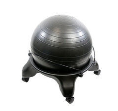 CanDo® Ball Stool - Plastic - Mobile - No Back - Adult Size - with 22 inch Ball