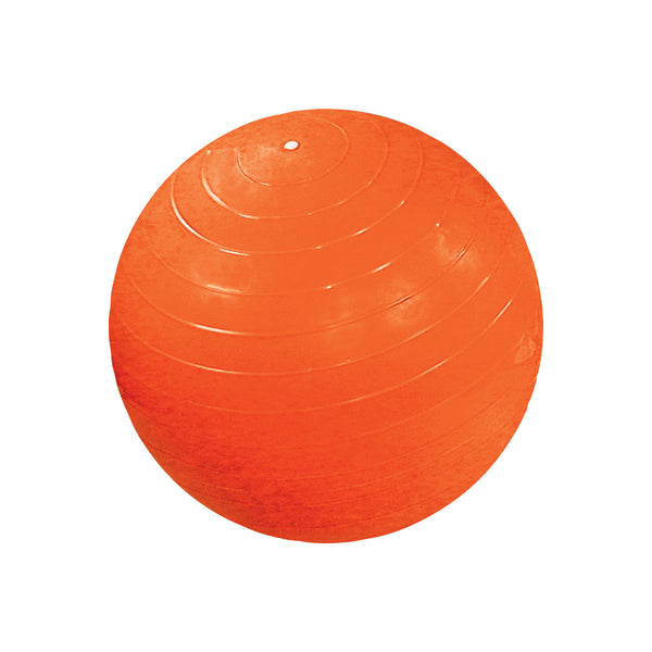 CanDo® Inflatable Exercise Ball - Standard Ball - Orange - 22 inch w/ Box