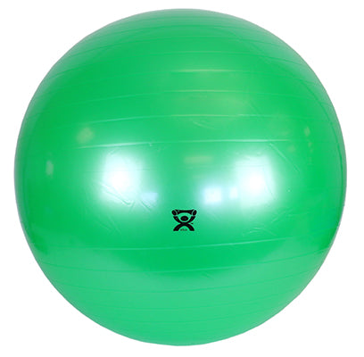 CanDo® Inflatable Exercise Ball - with 3 Stability Feet - Green - 26 inch