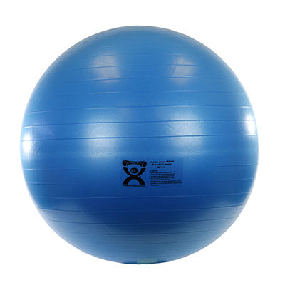 CanDo® Inflatable Exercise Ball - Deluxe ABS Ball - Blue - 34 inch
