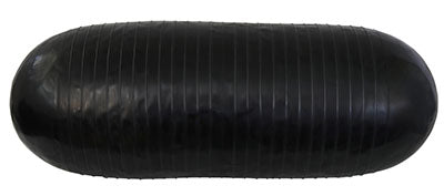 CanDo® Inflatable Roller - Black - 9 x 28 inch - Round
