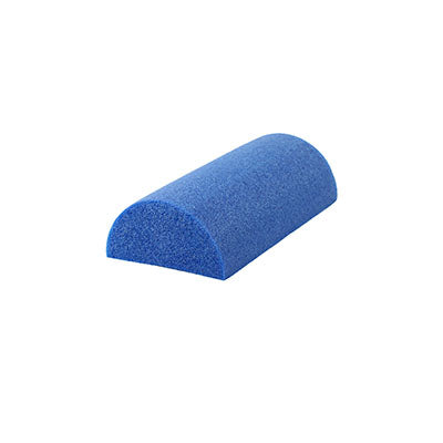 CanDo® Foam Roller - Blue PE foam - 6 x 12 inch - Half-Round