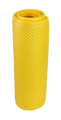 CanDo® Exercise Mat - 24 x 72 x 0.6 inch - Yellow, case of 10